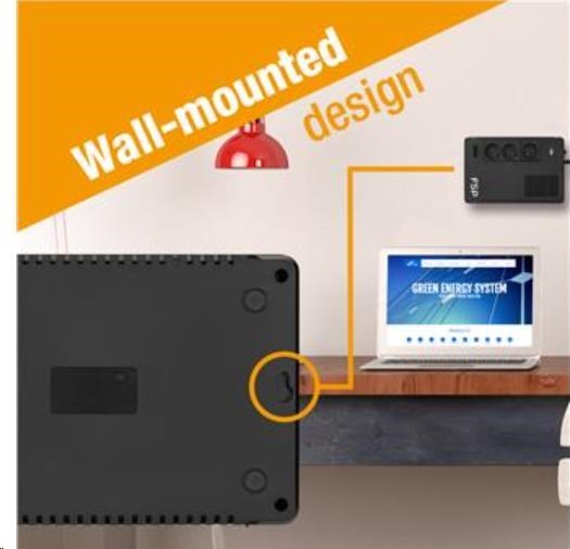 Fortron UPS FSP ECO 800 FR, 800 VA / 480 W, USB, RJ45, line interactive