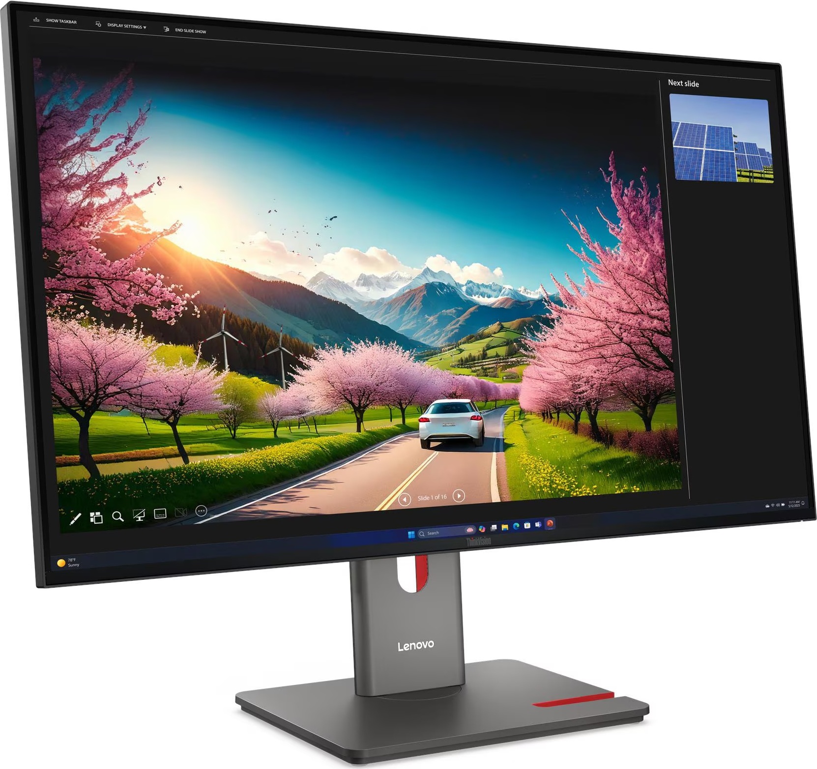 Lenovo ThinkVision/P32UD-40/31,5"/IPS/4K UHD/120Hz/4ms/Černá/3R