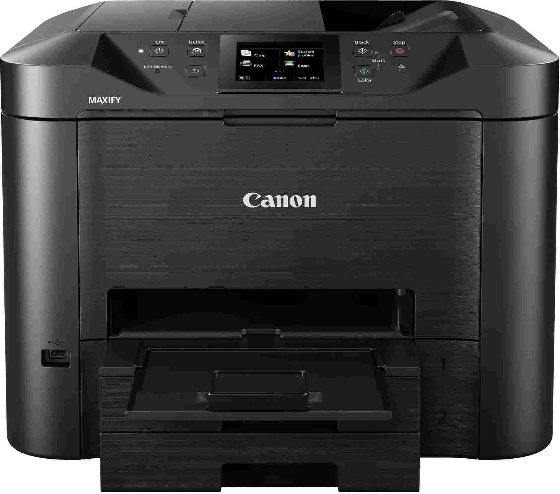 Canon MAXIFY MB5450 - farebný, MF (tlač, kopírka, skenovanie, fax, cloud), obojstranný tlač, ADF, USB, Wi-Fi