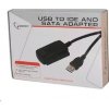 GEMBIRD Kabel adaptér USB 2.0 - IDE 2,5"/3,5" + SATA (redukce + napájecí zdroj)
