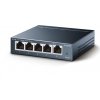 Gigabit Switch TP-LINK TL-SG105 . 5-port 10/100/10000M, 5x 10/100/1000M RJ45 ports, supports GMP Snooping, Metal case