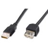 Kábel USB PREMIUMCORD 2.0 A-A 0,2 m (20 cm) predĺženie (M/F)