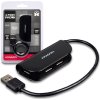AXAGON HUE-X4B, 4x USB2.0 READY náboj, čierny