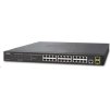 Planet switch GS-4210-24T2S, L2/L4, 24x 1000Base-T, 2x SFP, web, SNMP V3, VLAN, QOS, IPV6