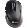 C-TECH Myš WLM-02/Ergonomická/Optická/Pro praváky/1 600 DPI/Bezdrátová USB/Černá
