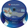 VERBATIM BD-R SL Datalife (25-pack)Blu-Ray/Spindle/6x/25GB Wide Printable