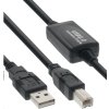 PREMIUMCORD USB 2.0 opakovač a prepojovací kábel A/M-B/M 10m