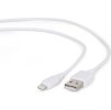 GEMBIRD CABLEXPERT USB 2.0 Nabíjací a synchronizačný kábel Lightning (IP5 a vyšší), 2 m, biely