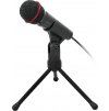 Stolný mikrofón C-TECH MIC-01, 3,5" stereo jack, 2.5m