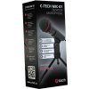 Stolný mikrofón C-TECH MIC-01, 3,5" stereo jack, 2.5m