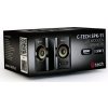 C-TECH repro SPK-11, 2.0, drevený, čierno-zlatý, USB