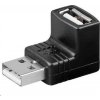 PremiumCord USB redukcia A-A, samec/samica 90°