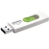 ADATA Flash Disk 64GB UV320, USB 3.1 Dash Drive, biela/zelená