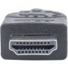 MANHATTAN HDMI samec na DVI-D 24+1 samec, dvojlinkové prepojenie, čierna farba, 1,8 m