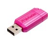 VERBATIM Flash disk 32 GB Hi-Speed Store 'n' Go, Pinstripe, USB 2.0, Horúco ružová
