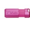 VERBATIM Flash disk 32 GB Hi-Speed Store 'n' Go, Pinstripe, USB 2.0, Horúco ružová