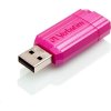 VERBATIM Flash disk 32 GB Hi-Speed Store 'n' Go, Pinstripe, USB 2.0, Horúco ružová