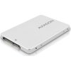 AXAGON RSS-M2SD, SATA - M.2 SATA SSD, interné 2.5" box ALU, strieborný