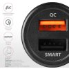 AXAGON PWC-QC5, QUICK a SMART nabíjačka do auta, 2x port QC3.0/AFC/FCP + 5V-2.6A, 31.5W