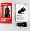 AXAGON PWC-QC5, QUICK a SMART nabíjačka do auta, 2x port QC3.0/AFC/FCP + 5V-2.6A, 31.5W