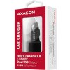 AXAGON PWC-QC5, QUICK a SMART nabíjačka do auta, 2x port QC3.0/AFC/FCP + 5V-2.6A, 31.5W