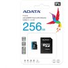 Karta ADATA MicroSDHC 256GB UHS-I Class 10, Premier + adaptér