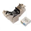 Solarix Samorezný keystone CAT6 STP RJ45 SXKJ-6-STP-BK-SA