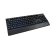 C-TECH Klávesnice KB-104BK, USB, 3 barvy podsvícení, černá, CZ/SK