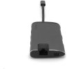 VERBATIM 49142 Multiportový HUB USB-C, 3x USB 3.0, 1x USB-C, HDMI, LAN, SD, microSD, šedý dok