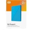 Prenosný 2TB disk WD My Passport Ext. 2.5" USB3.0 Modrá