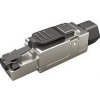 Solarix Priemyselný univerzálny konektor RJ45 CAT6A STP SXRJ45-6A-STP-BK-SA