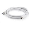 GEMBIRD Kabel USB - USB-C, 1m, bílá