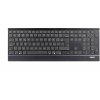 RAPOO klávesnice E9500M Multi-mode Wireless Ultra-slim Keyboard Black