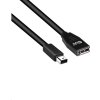 Club3D Prodlužovací kabel Mini DisplayPort 1.4 na DisplayPort 8K 60Hz DSC 1.2 HBR3 HDR Bidirectional (M/F), 1m