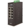Planet ISW-800T, switch, 8x 10/100Base-TX, ESD, DIN, IP30, -40~75°C