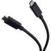 Kábel PREMIUMCORD USB-C ( USB 3.2 generácie 2x2, 5A, 100W, 20Gbit/s ) čierna, 2m