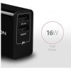 AXAGON ACU-DS16, SMART sieťová nabíjačka 16W, 2x USB-A port, 5V/2.2A + 5V/1A