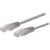C-TECH patchcord Cat5e, UTP, sivý, 0,5 m