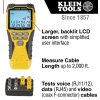 KLEIN TOOLS - VDV Scout® Pro 3 Tester Kit - 5x RJ45, 5x F-konektor