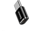 Adaptér Baseus USB-C samec na MicroUSB samica 2,4A, čierny