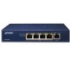 Planet POE-E304 PoE extender, 1xPoE-in, 4xPoE-out 65W, 802.3bt/at/af, Gigabit