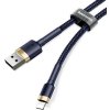 Baseus Cafule Nabíjací/dátový kábel USB na Lightning 2,4A 1 m, zlatomodrý