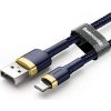 Baseus Cafule Nabíjací/dátový kábel USB na Lightning 2,4A 1 m, zlatomodrý