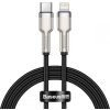 Baseus Cafule Series USB-C na Lightning PD 20W 2m nabíjací/dátový kábel, čierny