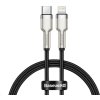 Baseus Cafule Series USB-C na Lightning PD 20W 2m nabíjací/dátový kábel, čierny