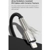 Baseus Cafule Series USB-C na Lightning PD 20W 2m nabíjací/dátový kábel, čierny