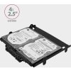 AXAGON RHD-435, kovový rám pre 4x 2.5" alebo 2x 2.5" HDD/SSD a 1x 3.5" HDD na 5.25" pozícia