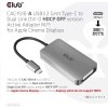 Aktívny USB adaptér Club3D 3.2 Dvojlinkové prepojenie DVI-D typu C 4K30Hz pre Apple Cinema Display, HDCP vypnuté