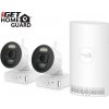 iGET HOMEGUARD HGNVK88002P - Kamerový systém s batériovými kamerami FullHD, sada 2 kamier + rekordér NVR