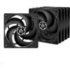 Ventilátor ARCTIC P12 120mm, hodnotné balenie (5ks), čierny